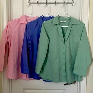 Foxcroft NYC Non-Iron women’s button down dress shirts